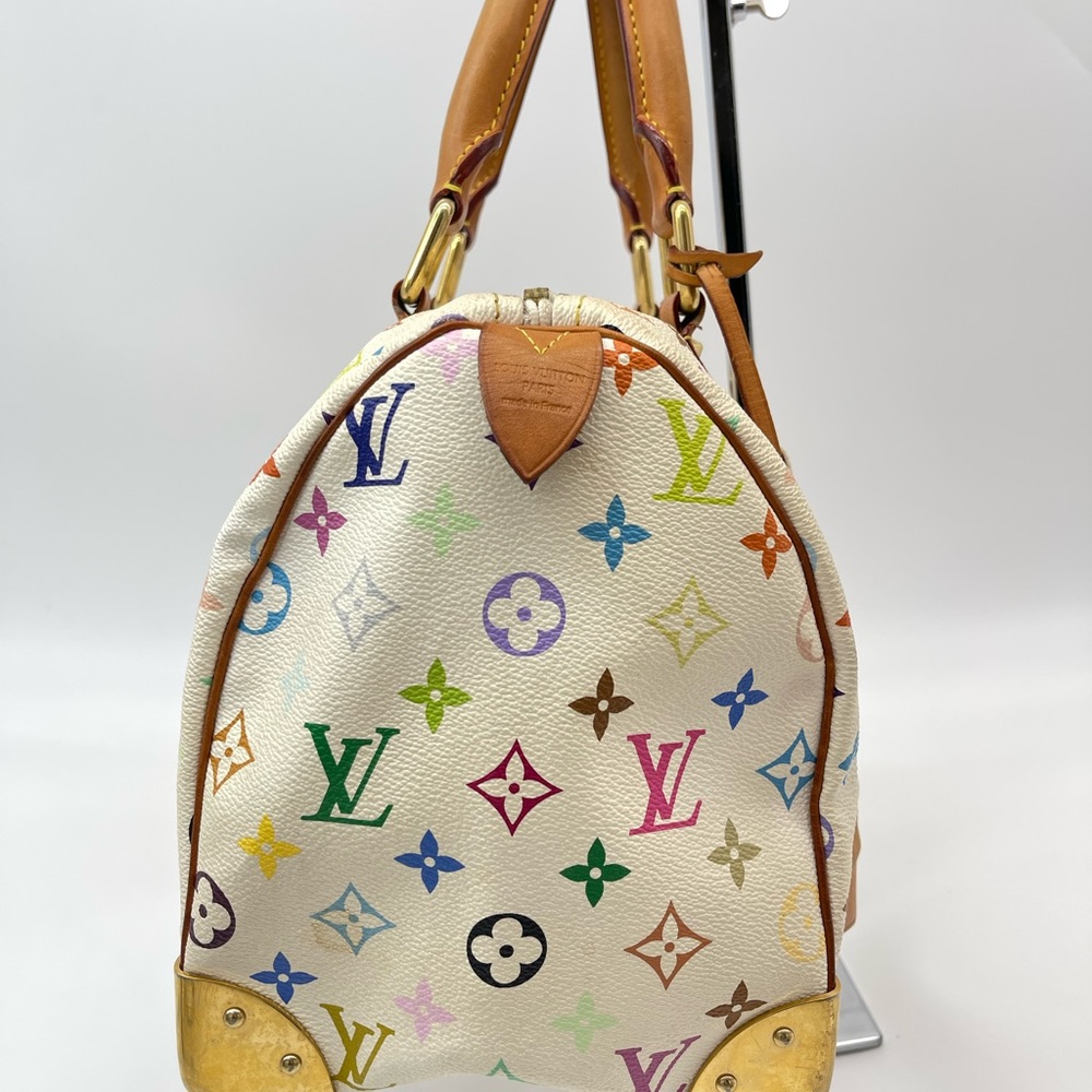 Louis Vuitton Monogram Canvas Speedy 30 Satchel Handbag - Picture 8 of 16